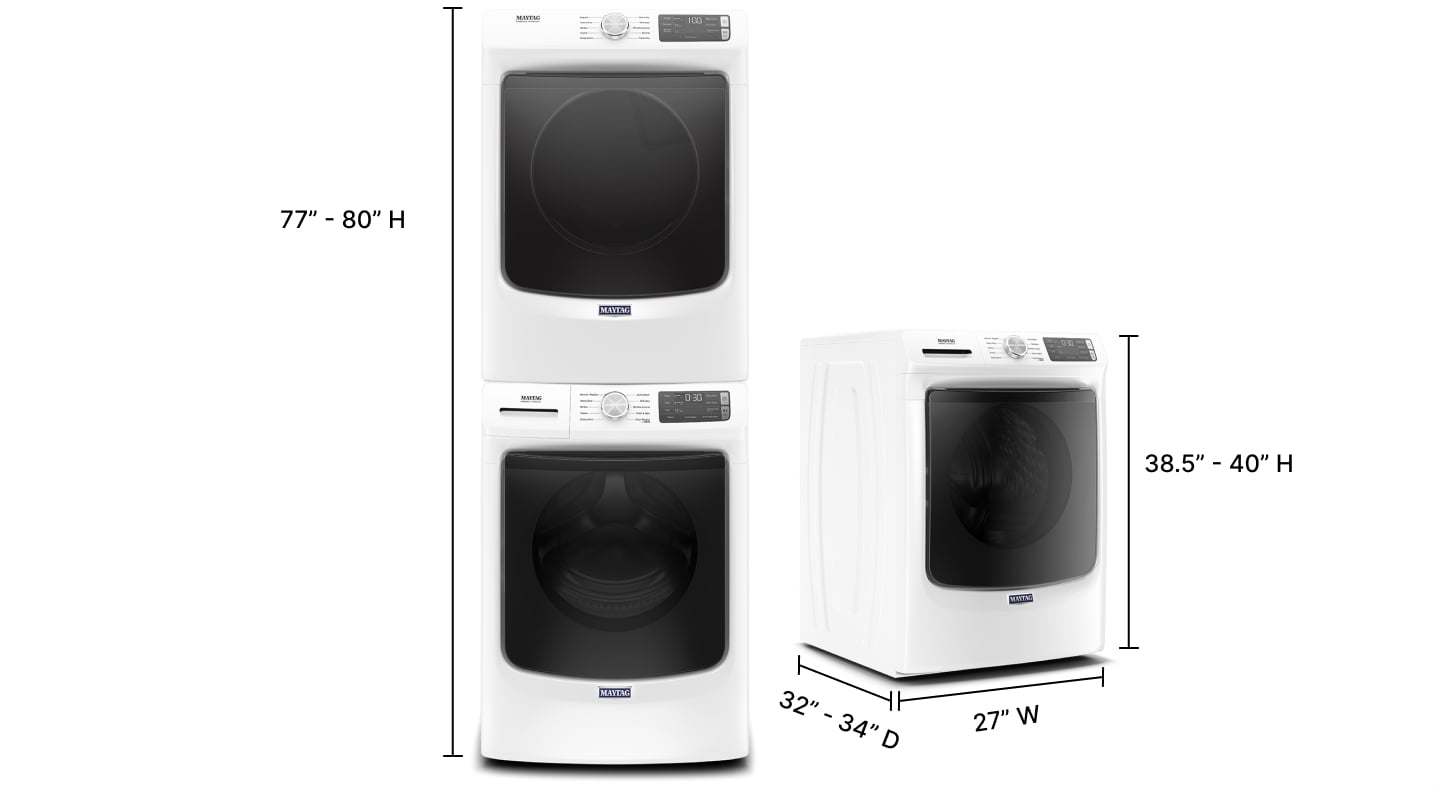 Stackable Washer And Dryer Dimensions Maytag stackable-washer-and-dryer-dimensions-maytag